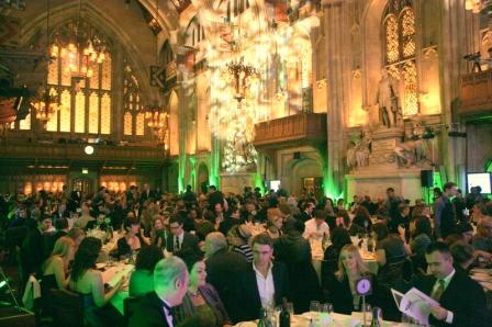 Guildhall with green carpet