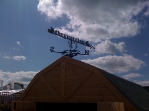 The Guardian weathervane